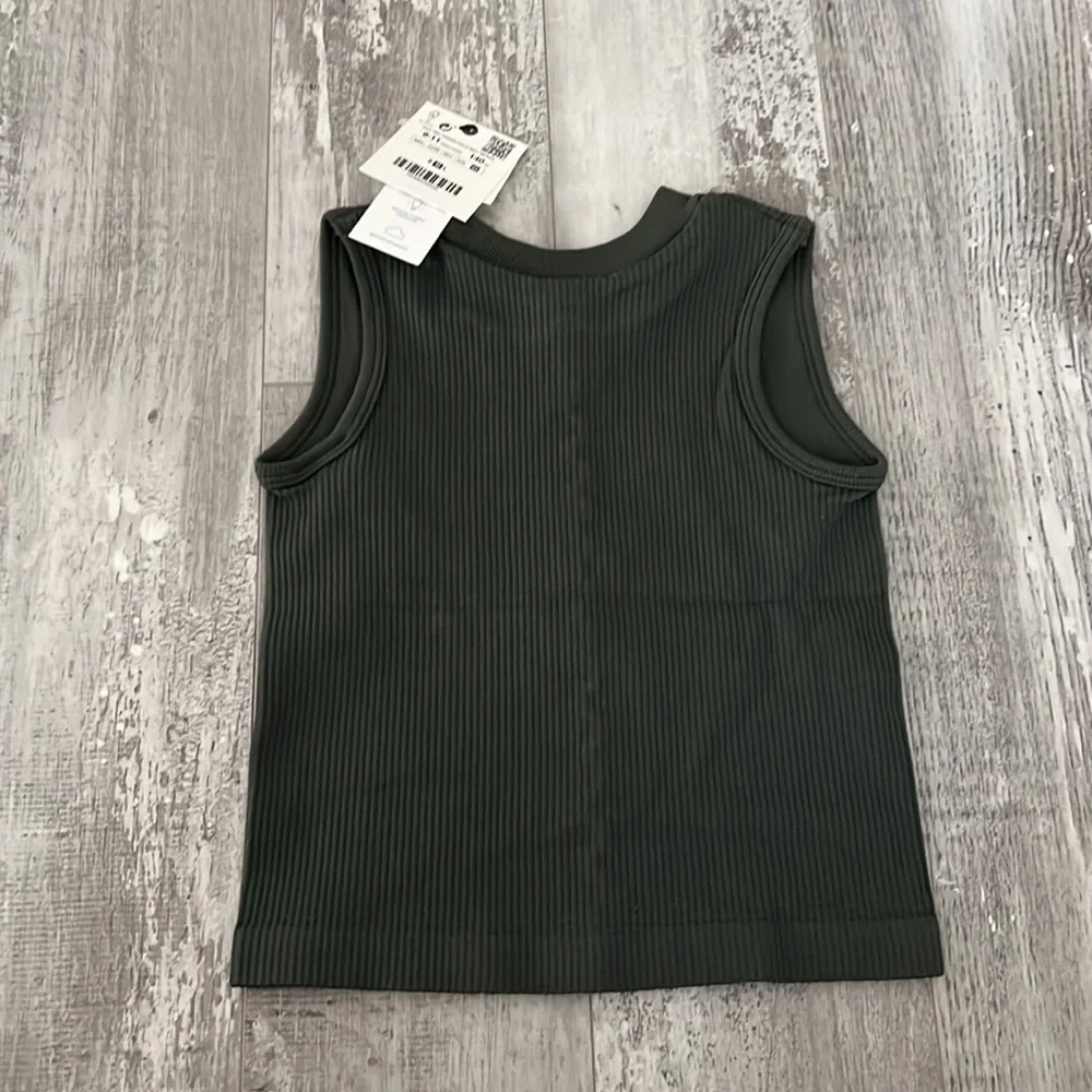 Zara Girls Ribbed Top Size 9-11